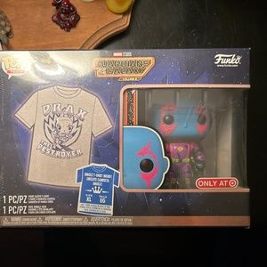 Funko Pop! Guardians Of The Galaxy Drax Shirt Bundle